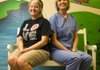 Arkansas Democrat-Gazette/RYAN MCGEENEY --05-17-2012-- Missy Beeman, left, and Sonya Stanfill, both of Lowell, are board members the Lowell Recreation Association. The association's Senior Center will be opening soon.