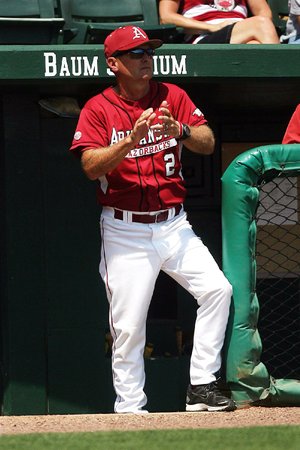 Arkansas Coach Dave Van Horn is familiar with Waco, Texas, where the Razorbacks will play in the NCAA Tournament Super Regional today. Van Horn played at McLennan Junior College in Waco before signing with Arkansas in 1982. 