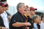 Arkansas Coach Chris Bucknam liked the progress made by his team this year by winning an SEC triple crown, but says more work still needs to be done for a national championship.

