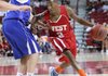 DuShaun Rice of Fort Smith Southside, right, drives toward the basket Wednesday during the boys’ All-Star game.