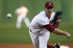 Brandon Moore will again be one of the many pitching options Arkansas Coach Dave Van Horn and the Razorbacks expect to have for the 2013 season. 