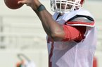 Arkansas backup quarterback Brandon Mitchell picked up where former teammate Jerry Franklin left off by interning at the Yvonne Richardson Community Center. 
