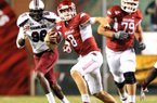 The University of Arkansas plans to launch its TD2012 campaign today to promote the Heisman Trophy candidacy of quarterback Tyler Wilson (above) and running back Knile Davis. 