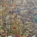 Six potential alignment alternatives for a proposed extension of Arkansas 265 to Arkansas 94.