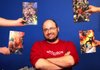 Artist Stu Berryhill, who inks the Man of God comics series, says he was drawing before he learned to write. 
