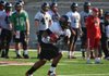 Arkansas State running back Michael Dyer (above center) was dismissed from the Red Wolves’ football team by Coach Gus Malzahn on July for a violation of team rules. Dyer transferred to ASU in January after leaving Auburn. Dyer tweeted out Monday that he was transferring to Prairie View A&M. 