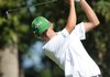 Fayetteville senior Sam Hudson watches his tee shot on No. 3 Wednesday during a practice round at The Links in Fayetteville.
