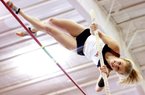 Pole vaulter Tina Sutej, a two-time national champion at Arkansas, will compete for her home country of Slovenia in Saturday’s qualifying round of the women’s pole vault in London. Forty women will compete in qualifying, with the top 12 making Monday’s final.