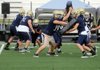 Shiloh Christian lineman runs through their blocks during practice Wednesday at Champions Stadium in Springdale. 