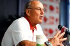 Arkansas Coach John L. Smith likes the depth the Razorbacks have up front on defense and the fact he believes the team can play a more fundamental defense and have opposing offenses earn yardage. 