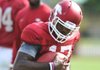 Arkansas quarterback Brandon Mitchell is seeing work at wide receiver. 