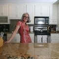 Clariss Goodwin-Harrison in her favorite space, the kitchen of her family's Fayetteville home.