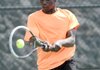 No. 17 seed Andrew Thomas continued his strong play at the USTA 12-under National Championships on Wednesday by upsetting No. 2 seed Andrew Fenty 6-3, 7-5. 
