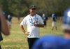 Arkansas Democrat-Gazette/RYAN MCGEENEY --08-01-2012--  Paris High School football team practice.
Head coach Bryan Hutson