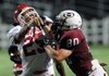 Jay Patrick, right, of Springdale is expected to use his speed, strength and experience to lead the Bulldogs’ defense this season.