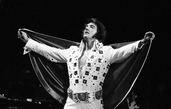 
                               
                                   Photo by George Kalinsky&mdash;
                               
                           
                           No. 6: "How Great Thou Art"
Released in March 1969, "How Great Thou Art" was the title track of Elvis' second gospel album, "How Great Thou Art," for which he took home a Grammy Award for Best Gospel Album.

***

Elvis Presley performs at Madison Square Garden in this June 1972 photo provided by George Kalinsky. Kalinsky, who has been the official Garden photographer for more than 40 years, came across the never-before-seen photos while looking for images for a publicity campaign called "Great Moments in New York." 