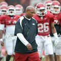 Paul Haynes is entering his first season as Arkansas' defensive coordinator and has been pleased wit...
