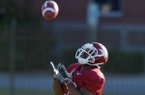 Arkansas’ Dennis Johnson is the Razorbacks’ career leader in kickoff return yards with 2,475 and SEC active leader in all-purpose yards with 4,104. He is also expected to return punts this season. 