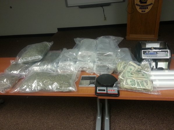 Police seized 34.5 pounds of ...