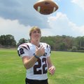 Gentry junior Jarod Cousins has switched from receiver to quarterback this season. 