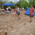 The day's mileage is usually done by midafternoon which allows time for fun and games in camp.      ...