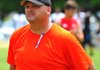 Nashville head football coach Billy Dawson during pool play Friday at the 7 on 7 Shootout of the South in West Little Rock.

Special to the Democrat-Gazette/JIMMY JONES