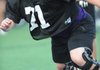 Austin Hubble, a Fayetteville center, anchors an offensive line that returns four starters. 