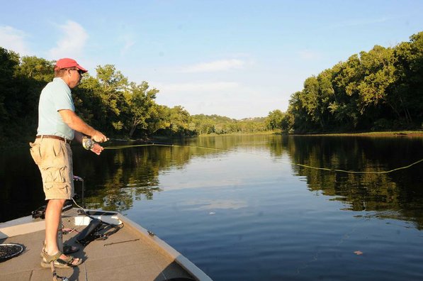Toward evening, Lilley switched from jigs to working a midge with a fly rod.