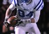 Zach Jones, a Rogers High receiver, runs for a touchdown Nov. 4 during the game against Springdale High at Jarrell Williams Bulldog Stadium in Springdale.