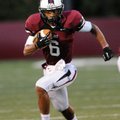 STAFF PHOTO SAMANTHA BAKER -- Springdale HIgh School's Deandre Murray runs the ball downfield Friday...
