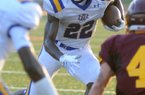 North Little Rock’s Altee Tenpenny rushed for 76 yards and scored 2 touchdowns in the first half to help the Charging Wildcats beat Lake Hamilton 42-7. 