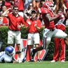 Gurley runs free for three TDs