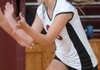 Kaylie Pendergrass of Springdale celebrates winning a point against Rogers Heritage on Tuesday in Springdale.