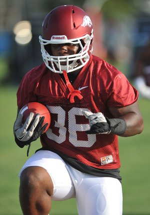Arkansas fullback Kiero Small underwent surgery Thursday for a foot injury and presumably will miss Saturday’s game. 