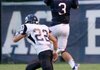 Arkansas Baptist wide receiver Dakota Newkirk catches a pass during first-half action against Dover at Arkansas Baptist on Friday night.
