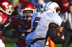 Arkansas linebacker Tenarius Wright played virtually every one of the 103 snaps in the 34-31 overtime victory by Louisiana-Monroe. Tenarius Wright led Arkansas with 11 tackles, including 3 unassisted, but Wright arrived too late to stop Louisiana -Monroe's Centarius Donald from scoring the game's first touchdown at War Memorial Stadium.