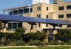 The solar panels installed on a state office building at 900 W. Capitol Ave. in Little Rock began supplying power Tuesday after a legal issue was resolved between the Arkansas Building Authority and the state Public Service Commission. 