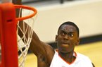 Little Rock Hall forward Bobby Portis, who orally committed to Arkansas last summer, is expected to officially visit the Razorbacks with Arkansas Wings teammate Moses Kingsley this weekend. Video is available at arkansasonline.com/videos. 