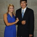 Freshman maid Katie Forbis; Escort Daniel Salvador