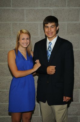 
                           Freshman maid Katie Forbis; Escort Daniel Salvador