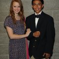 Sophomore maid Mackenzie Hatch; Escort David Orellana
