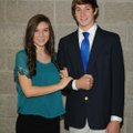 Sophomore maid Darby Staples; Escort Townsend Wenzler
