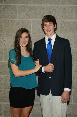 
                           Sophomore maid Darby Staples; Escort Townsend Wenzler