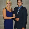 Junior maid Leigh Leigh Campbell; Escort Brian Argo
