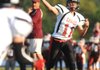 Cutter Morning Star's Cody Machen (11) makes a pass at the Jessieville jamboree on Tuesday, Aug. 21, 2012. (The Sentinel-Record/Mara Kuhn)