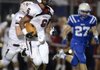 STAFF PHOTO MARC F. HENNING -- Springdale running back Deandre Murray cuts back across the field on a 80-yard touchdown carry Friday, Sept. 21, 2012, during the second half of the Bulldogs' game against Rogers at Mountie Stadium in Rogers.