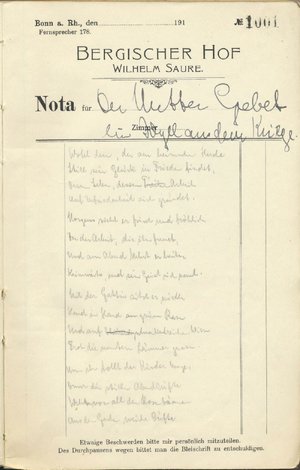 An undated photo shows a pre-World War II document by Nazi Propaganda minister Joseph Goebbels.