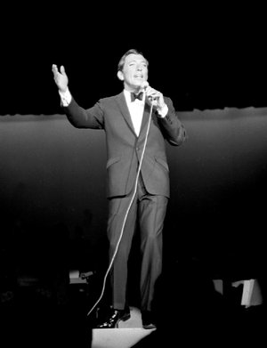 Andy Williams performs at Caesars Palace in Las Vegas in this Aug. 5, 1966 photo.