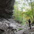 An impressive bluff shelter is part of the property.