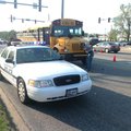 The scene of a school bus accident in Bentonville on Oct. 4.